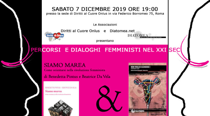 Diritti al Cuore Onlus e Diatomea.net presentano: percorsi e dialoghi sui femminismi nel XXI secolo