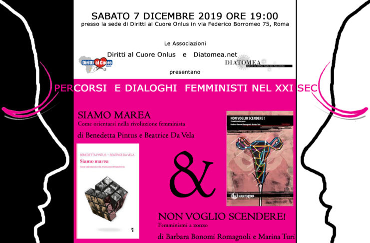Diritti al Cuore Onlus e Diatomea.net presentano: percorsi e dialoghi sui femminismi nel XXI secolo