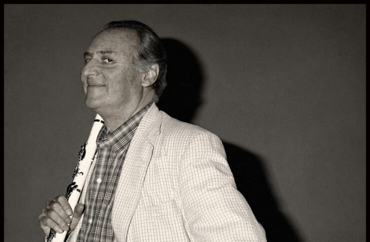 Augusto De Luca fotografa Renzo Arbore